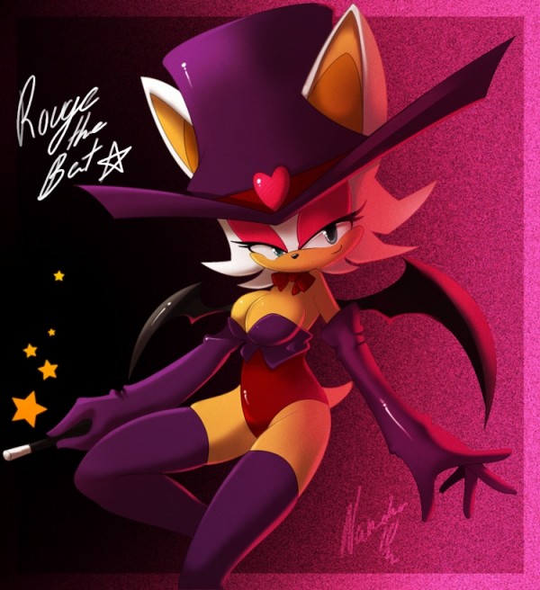 rouge the bat magician