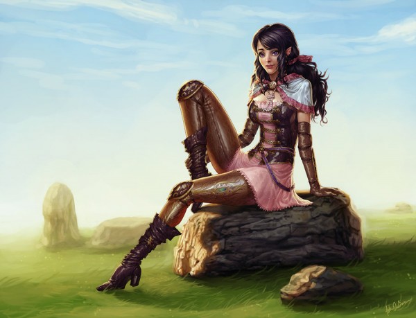 Farah_taking_a_short_rest_by_yumedust farah taking a short rest