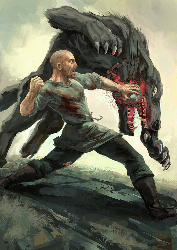Wolf_fight_by_Minnhagen wolf fight
