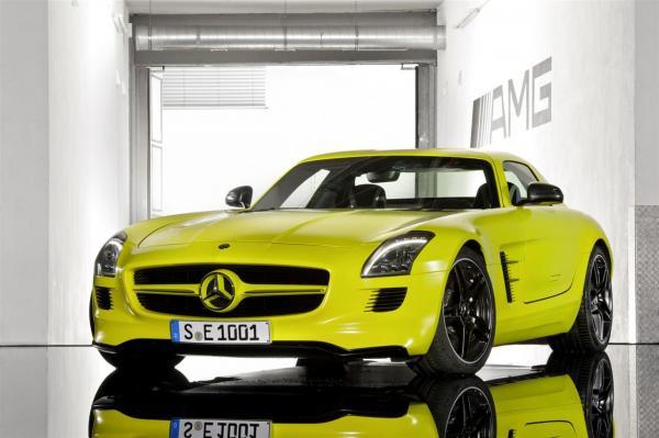mercedes benz sls amg e-cell prototype