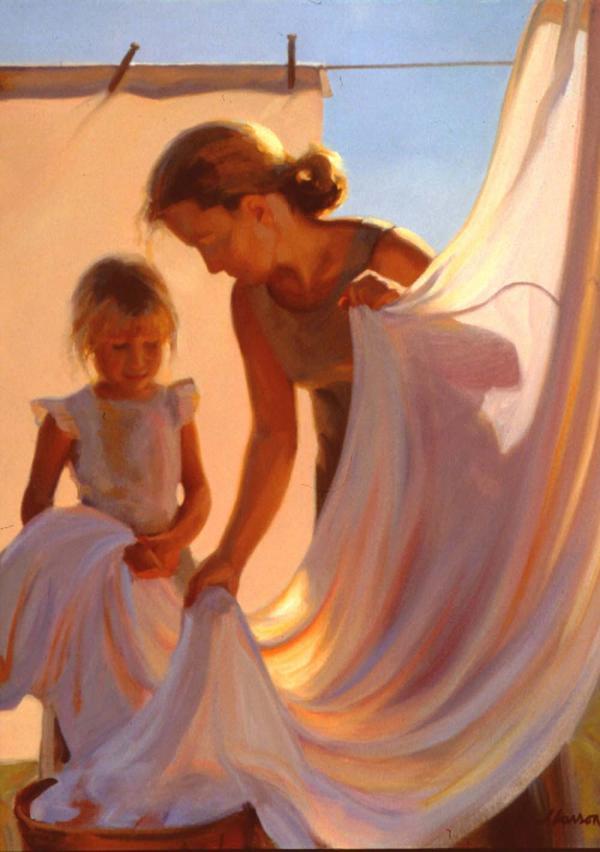 blessed mornlarge - Paintings by Jeffrey T Larson  <3 <3