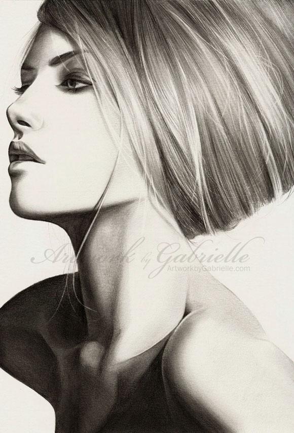 Beehive - Portrait Illustrations by Gabrielle  <3 <3