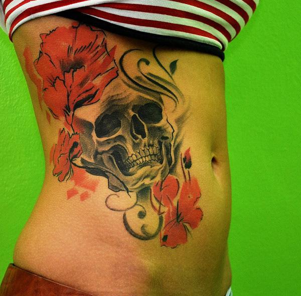 Skull Tattoo cho phụ nữ - 100 ảnh vui nhộn Skull Tattoo Designs <3 <3