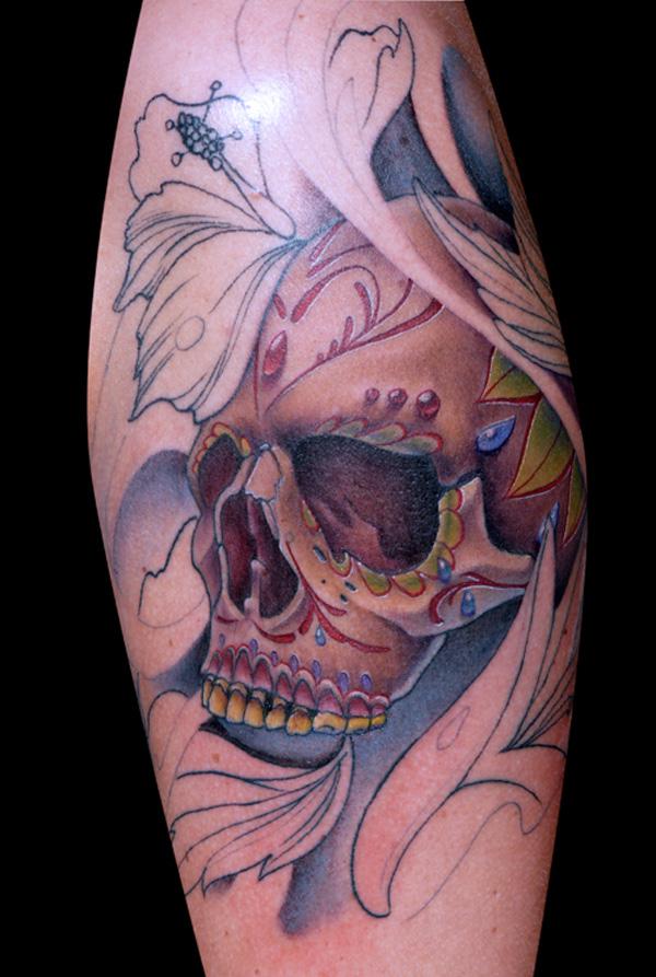 sọ đường nửa tay áo WIP - 100 ảnh vui nhộn Skull Tattoo Designs <3 <3