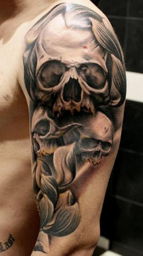 Skull Tattoo - 100 ảnh vui nhộn Skull Tattoo Designs <3 <3