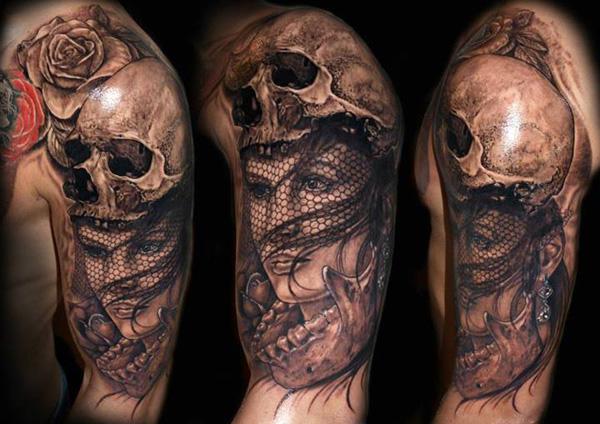 Skull Tattoo - 100 ảnh vui nhộn Skull Tattoo Designs <3 <3