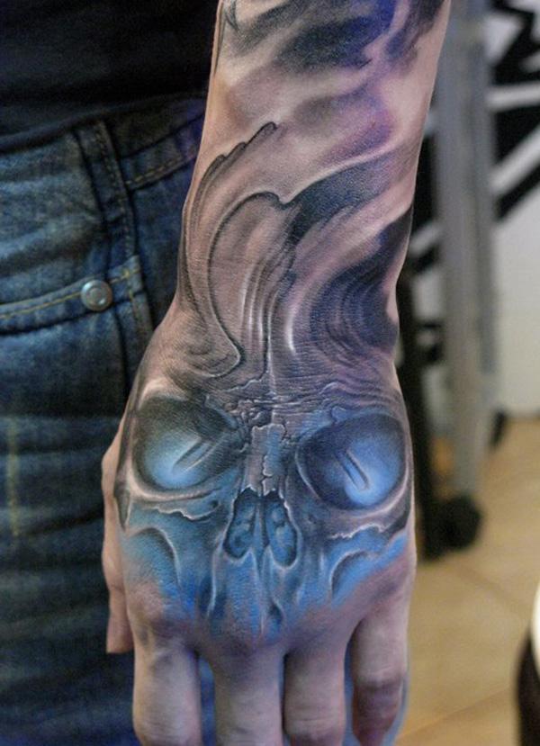 Skull Hand Tattoo