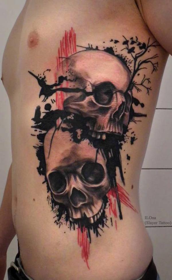 Skull Tattoo cho con người - 100 ảnh vui nhộn Skull Tattoo Designs <3 <3