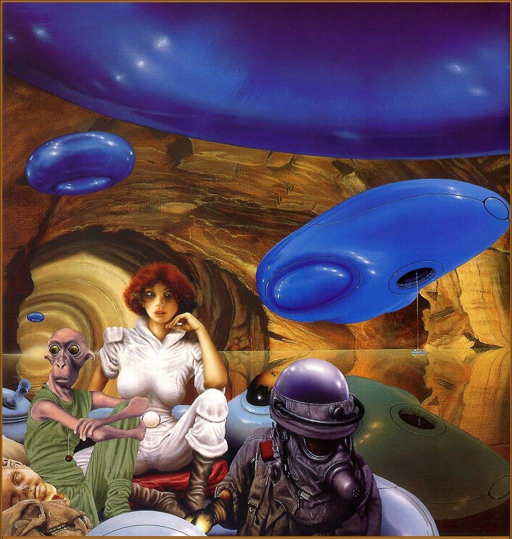 Scifi Illustrations By Jim Burns Art and Design