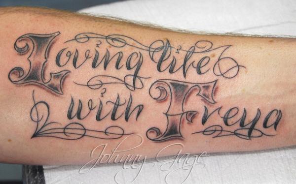 44+ Free Tattoo Font Design Idea Tattoo Images