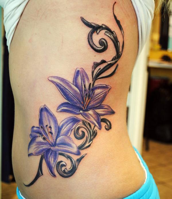Feminine Flower Tattoo Designs