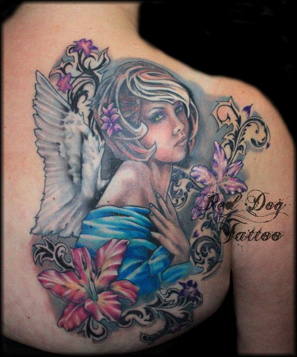 Charlies thiên thần xong - 60 Thánh Thiên thần Tattoo Designs <3 <3