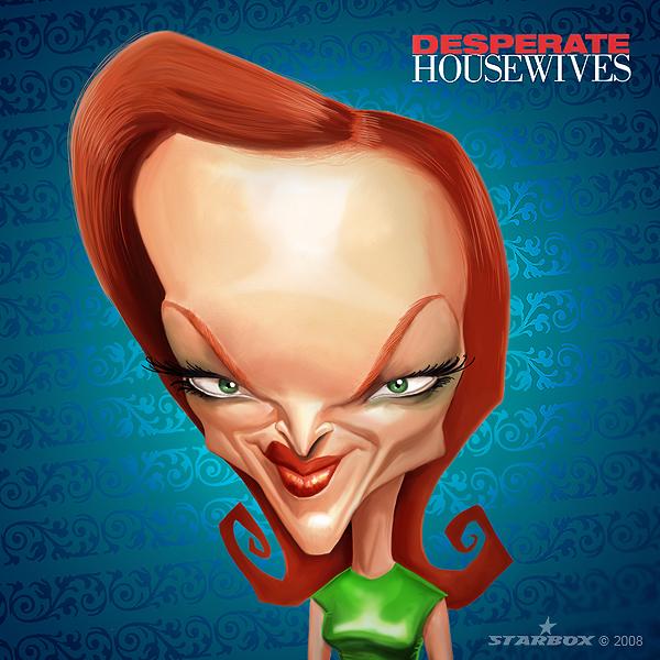 Bree Van De Kamp - Caricature Illustrations by Anthony Geoffroy | Art and Design 