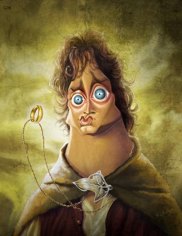 FRODO - Caricature Illustrations by Anthony Geoffroy | Art and Design 