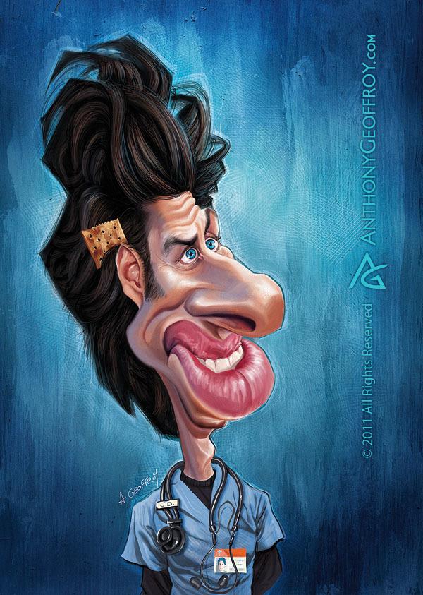 JD - Caricature Illustrations by Anthony Geoffroy | Art and Design 