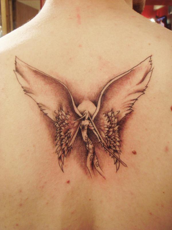 Thiên thần người phụ nữ xăm - 60 Thánh Thiên thần Tattoo Designs <3 <3