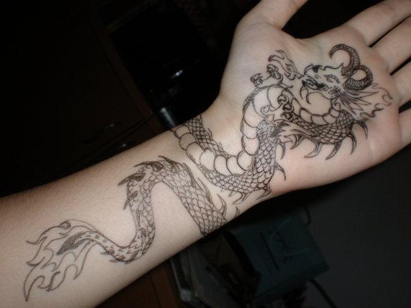 Dragon Tattoo v2 close-up - 30 ảnh vui nhộn Dragon Tattoo Designs <3 <3