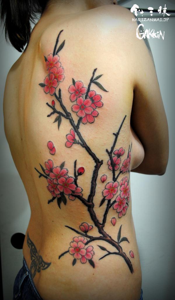 cherryblossom ở Kyoto bằng gakkin hình xăm - 30 ảnh vui nhộn Cherry Tattoos Designs <3 <3