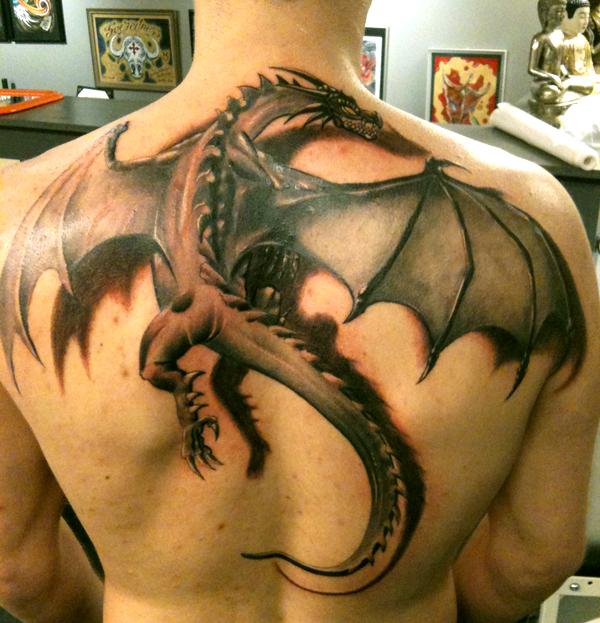 Tuy nhiên, một con rồng tưởng tượng - 30 ảnh vui nhộn Dragon Tattoo Designs <3 <3