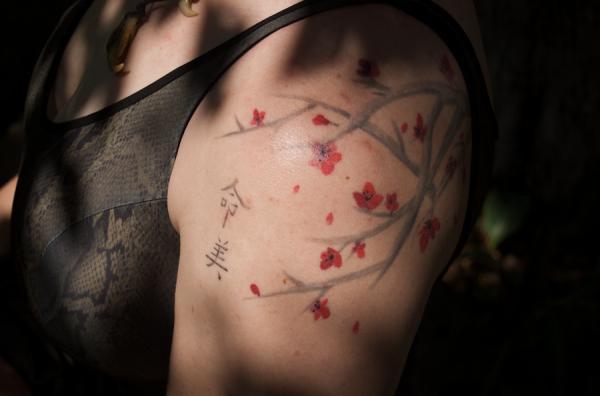 Cherry-Blossom Tattoo - 30 ảnh vui nhộn Cherry Tattoos Designs <3 <3