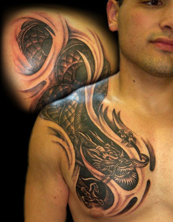Freehand rồng - 30 ảnh vui nhộn Dragon Tattoo Designs <3 <3