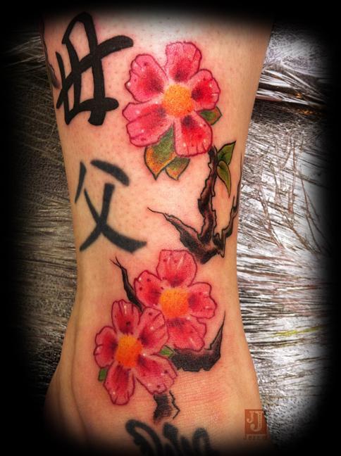 Hoa anh đào - 30 ảnh vui nhộn Cherry Tattoos Designs <3 <3