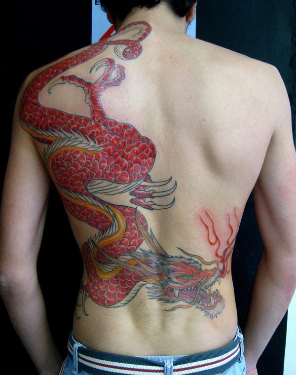 Tatuagem Dragão Vermelho Red Dragon Tattoo - 30 ảnh vui nhộn Dragon Tattoo Designs <3 <3