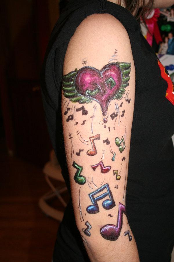 Âm nhạc Pierce - 60 ảnh vui nhộn Tattoo Designs nhạc <3 <3