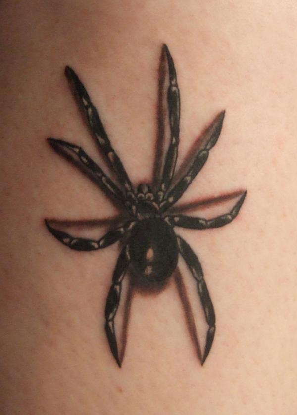 Black Spider Tattoo