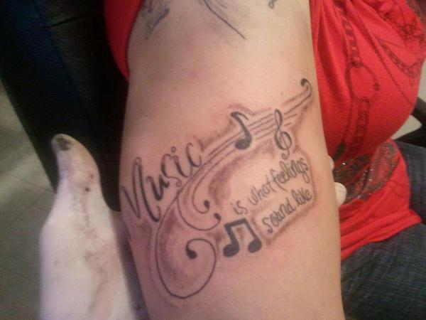 Âm nhạc là những gì cảm xúc âm thanh Like - 60 ảnh vui nhộn Tattoo Designs nhạc <3 <3