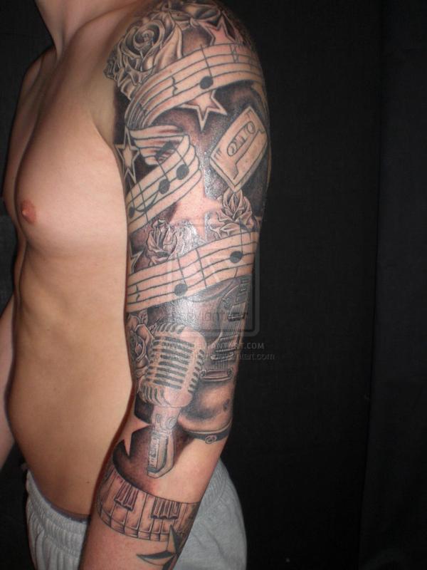 Âm nhạc Tattoo - 60 ảnh vui nhộn Tattoo Designs nhạc <3 <3