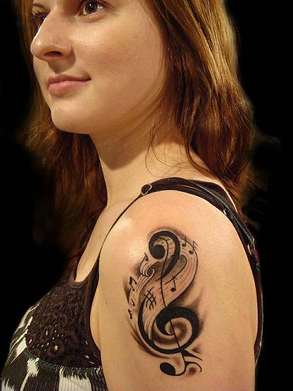 Nhạc hình xăm - 60 ảnh vui nhộn Tattoo Designs nhạc <3 <3