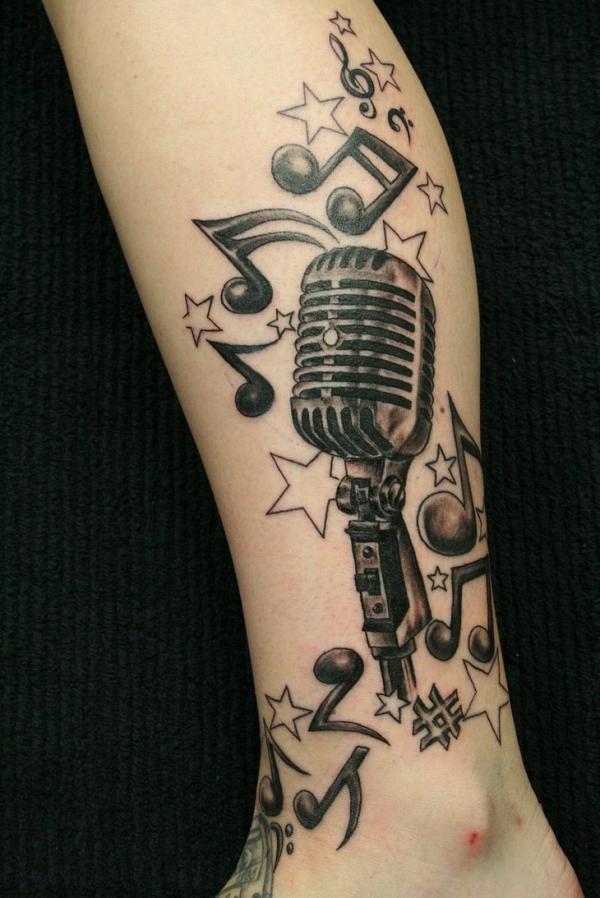 âm nhạc điên vi tat - 60 ảnh vui nhộn Tattoo Designs Âm nhạc <3 <3