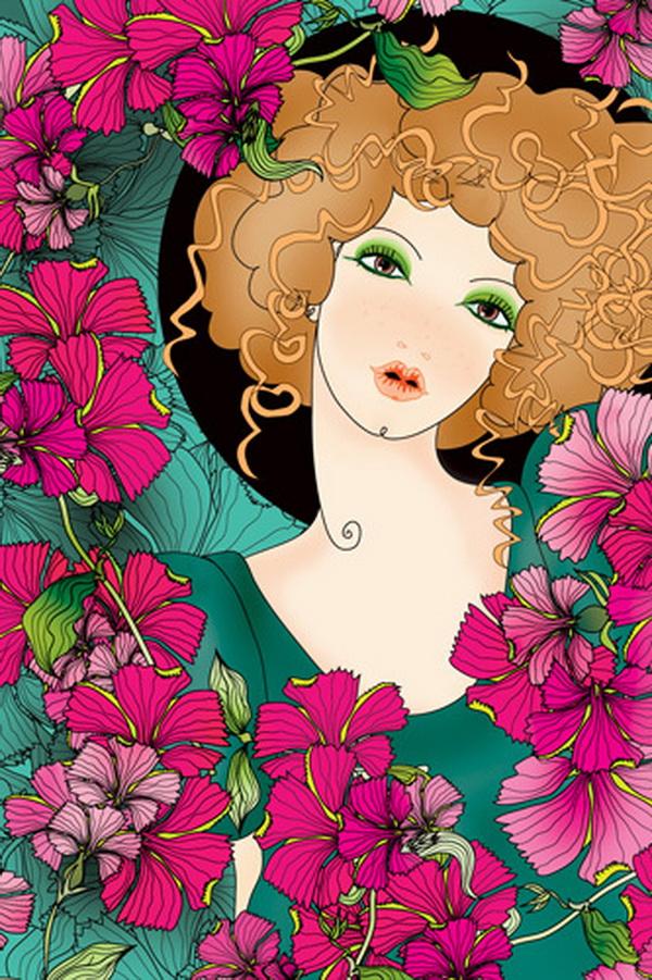 Colorful Illustrations by Ella Tjader - Colorful Illustrations by Ella Tjader  <3 <3