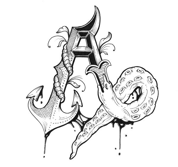 letter design a