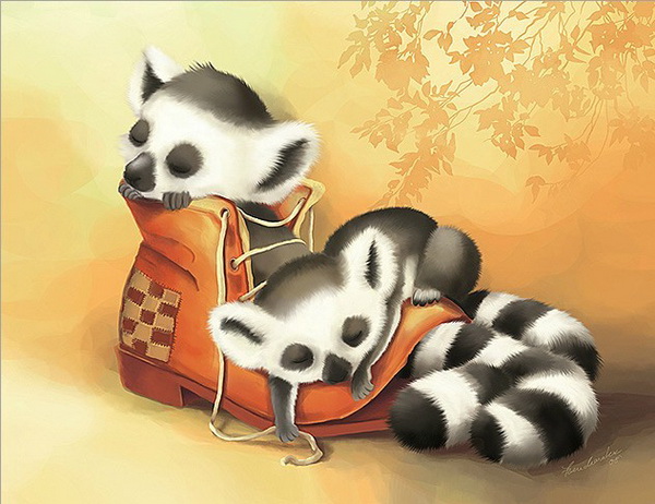lemuren - Children Comic Illustrations by Anne Patzke  <3 <3