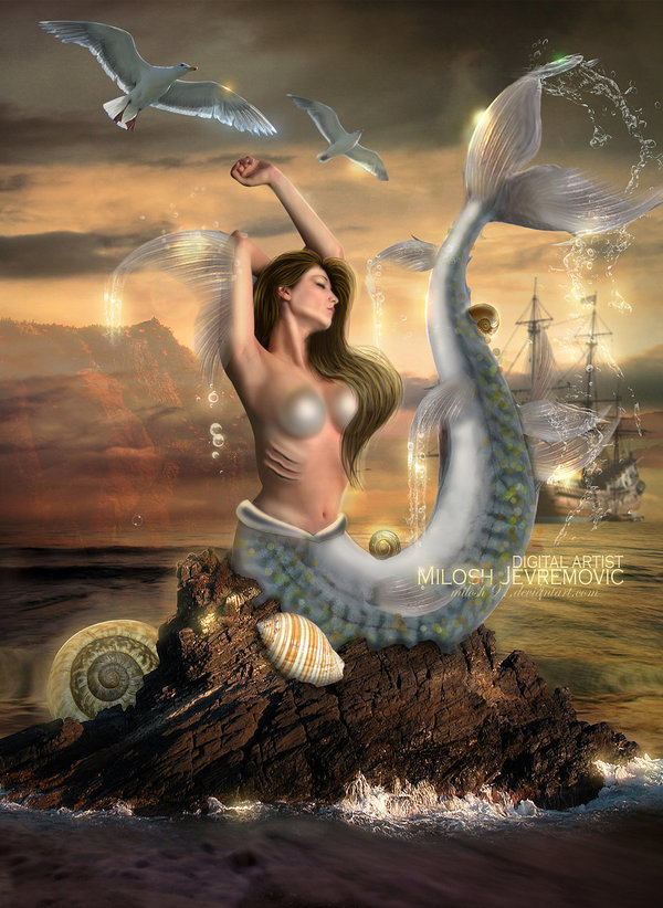 mermaid_by_miloshjevremovic