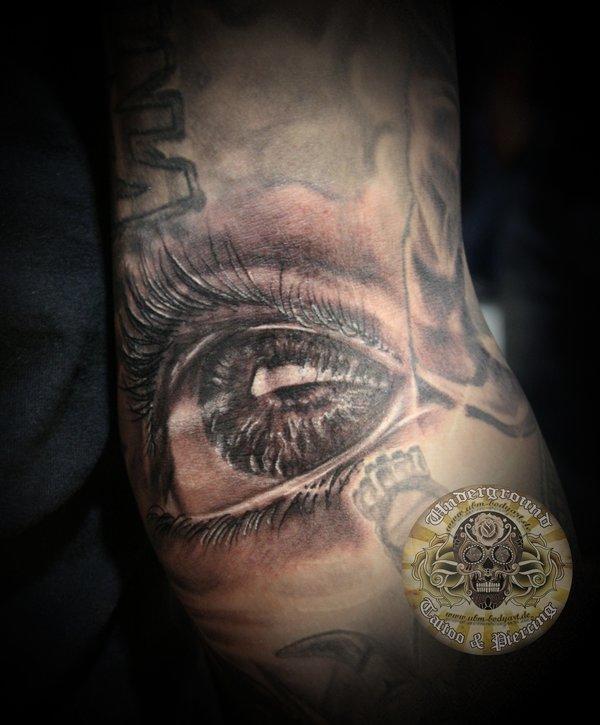 Realistic Eye Tattoo