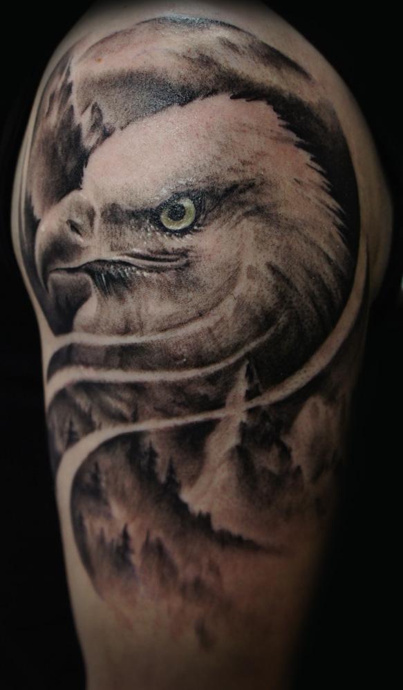 30 Awesome Eagle Tattoo Designs | Art and Design