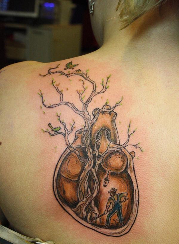 cây trái tim - 35 + ảnh vui nhộn Tattoo Designs tim <3 <3