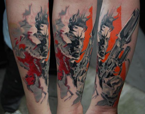 Metal Gear Solid Từng Norbert Halasz - 50+ mát Sleeve Tattoo Designs <3 <3