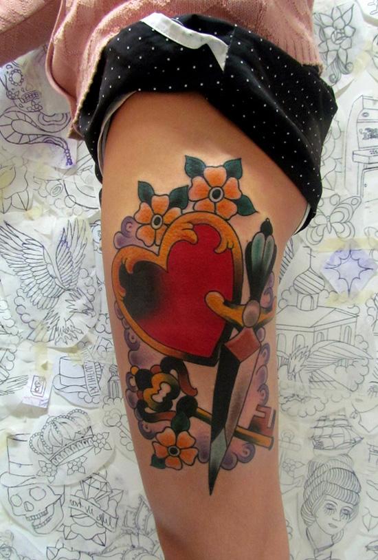 Tim Tattoo - 35 + ảnh vui nhộn Tattoo Designs tim <3 <3