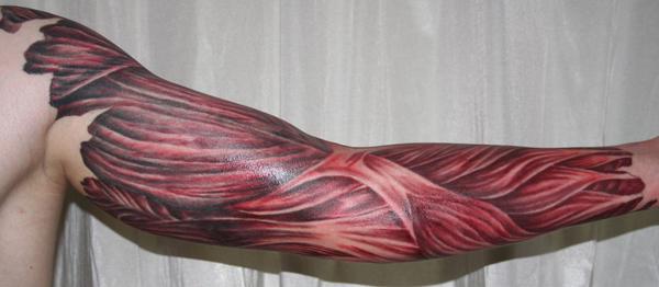 cánh tay cơ bắp tissue5 Tattoo - 50+ mát Sleeve Tattoo Designs <3 <3