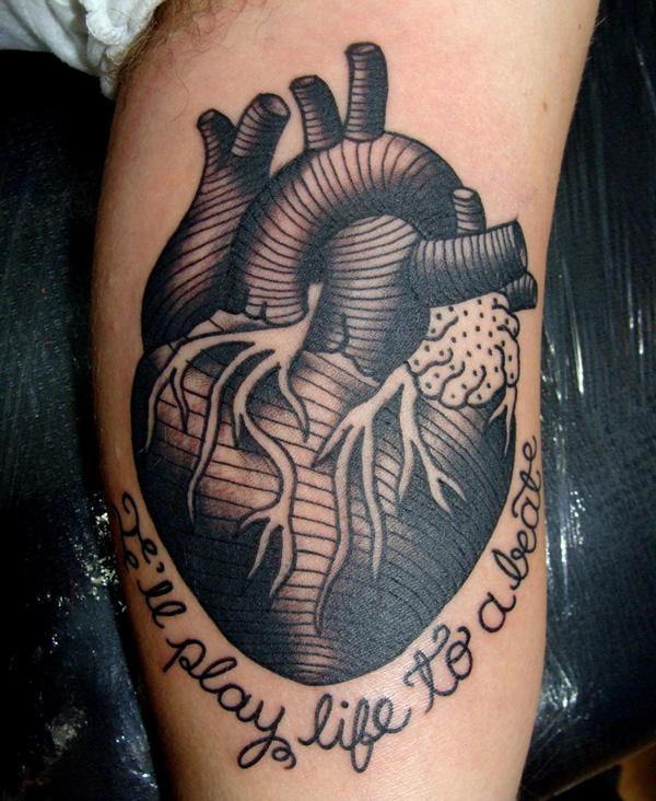 Tim Tattoo - 35 + ảnh vui nhộn Tattoo Designs tim <3 <3