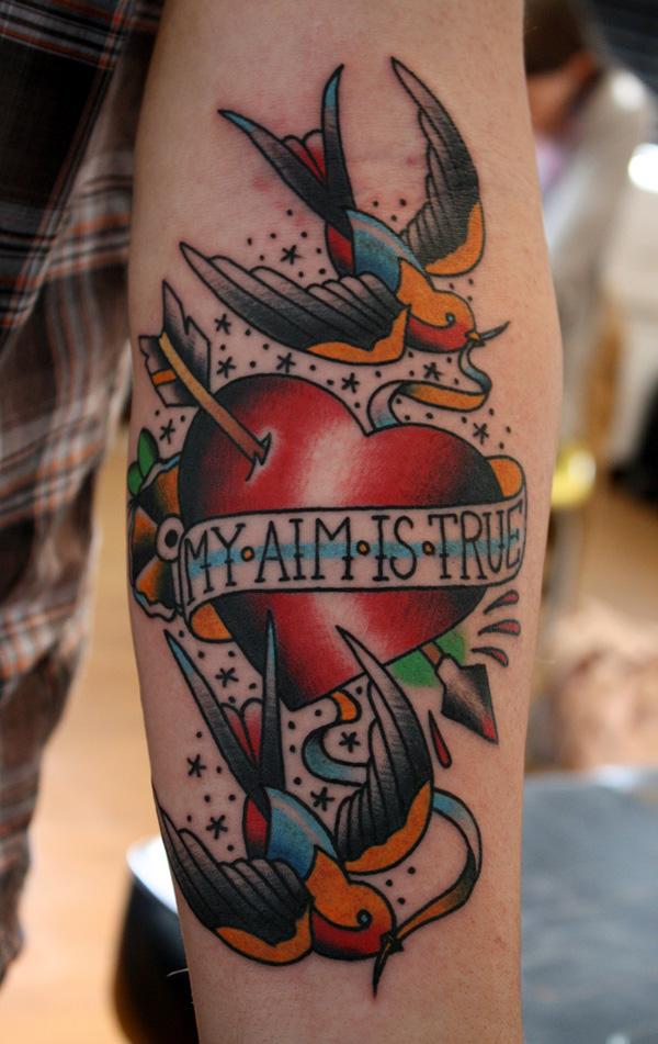 Mục đích của tôi là đúng sự thật - 35 + ảnh vui nhộn Tattoo Designs tim <3 <3