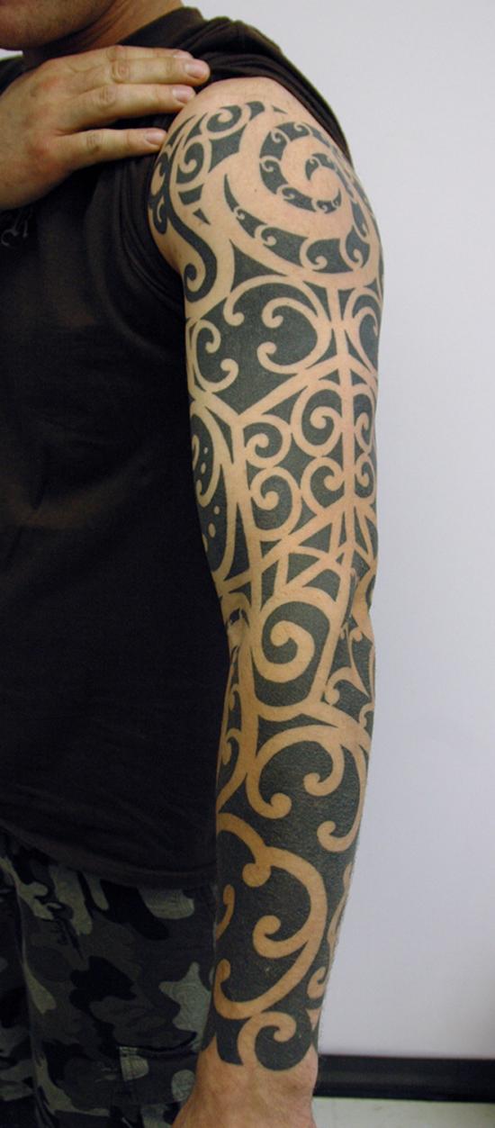 Maori Sleeve - 50+ mát Sleeve Tattoo Designs <3 <3