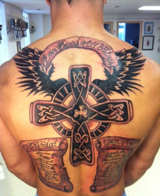 chéo celtic - 50 Creative Chữ thập Tattoo Designs <3 <3