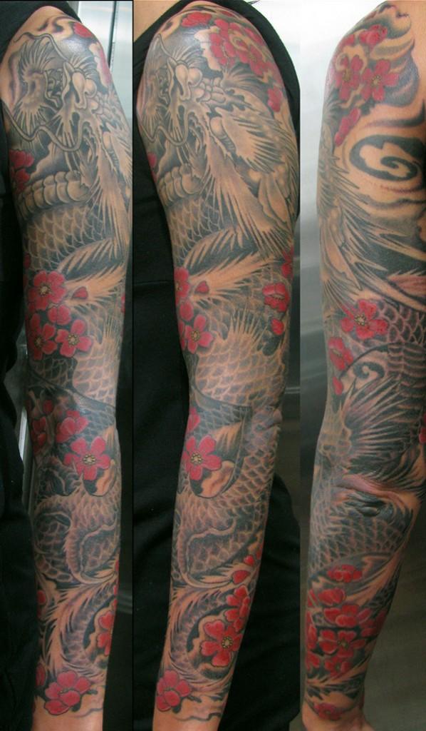 Rồng tay hình xăm - 50 + mát Sleeve Tattoo Designs <3 <3