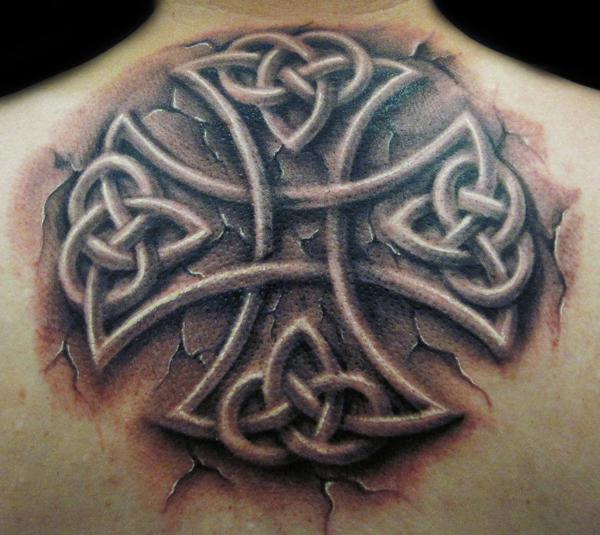 đá chéo celtic - 50 Creative Chữ thập Tattoo Designs <3 <3