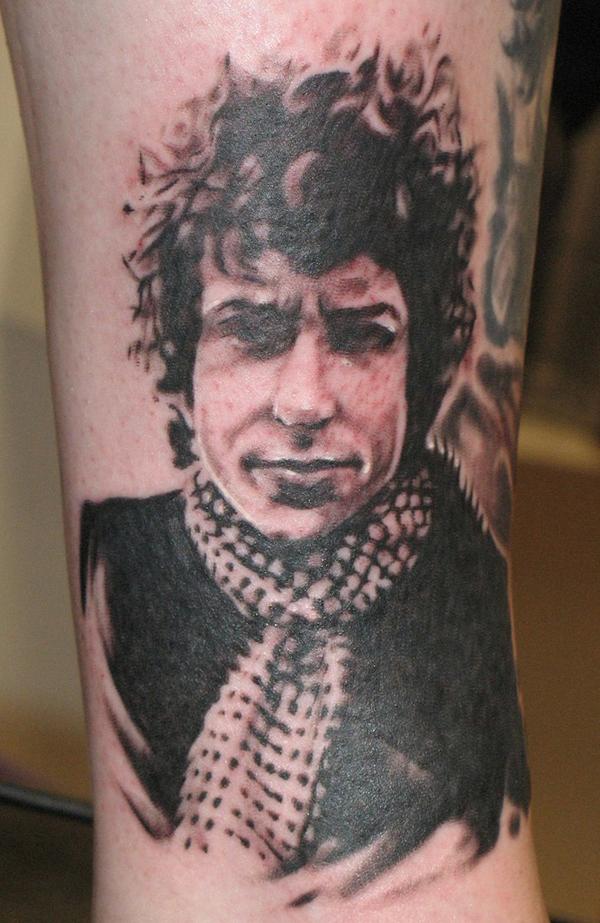 Bob Dylan - 45 ảnh vui nhộn Portrait Tattoo Designs <3 <3